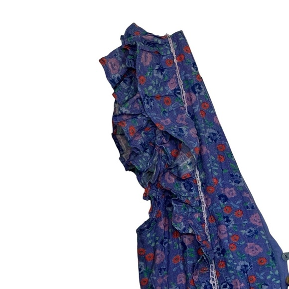 LoveShackFancy Bennet Mini Dress in Summer Blues SZ. S - Picture 11 of 16